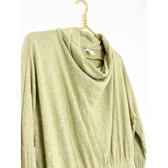 Anthropologie Daily Practice Arabella Moss Drapey Midi Sweater Dress Medium Chic - Picture 7 of 13